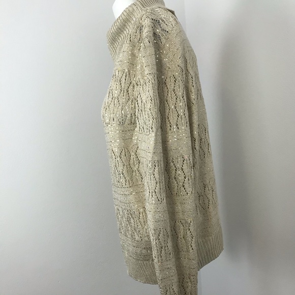 St. John evening by Marie Gray gold sweater M - Picture 3 of 8